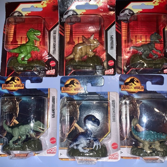 9 Pc Lot Jurassic World Micro Collection Set NO DUPLICATES New In Package - Picture 5 of 5